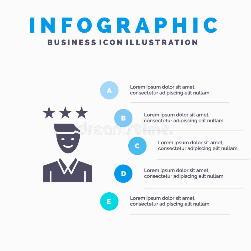 Business, Career, Growth, Job, Path Solid Icon Infographics 5 Steps Presentation Background. Business, Career, Growth, Job, Path Solid Icon Infographics 5 Steps Presentation Background