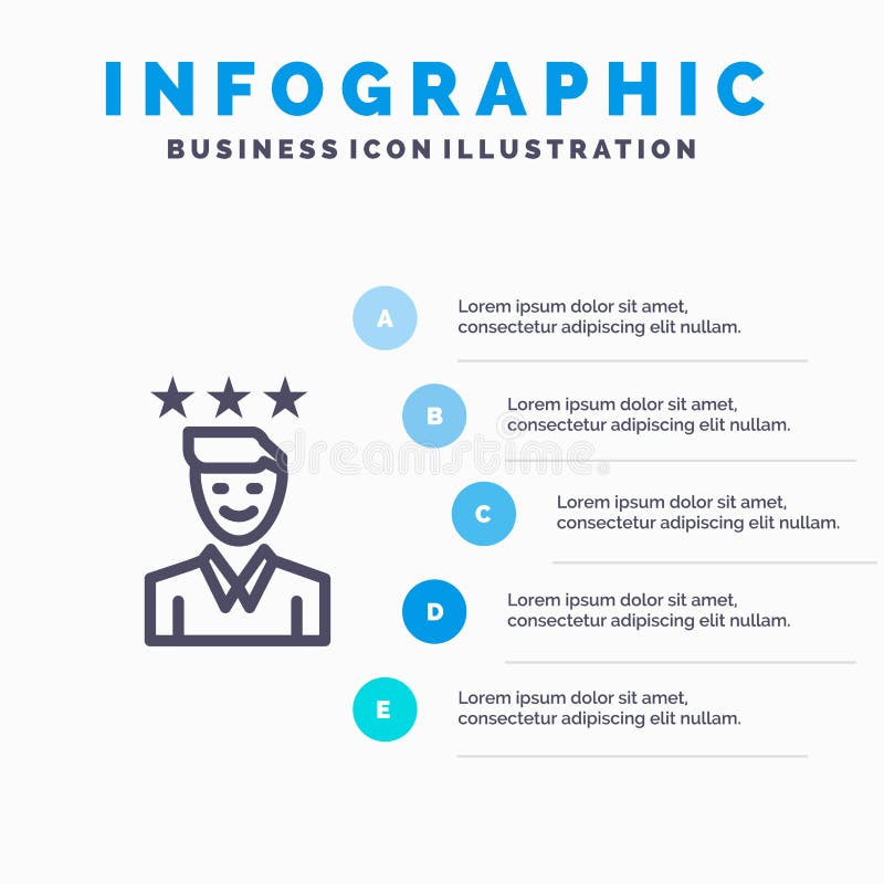 Business, Career, Growth, Job, Path Line icon with 5 steps presentation infographics Background. Business, Career, Growth, Job, Path Line icon with 5 steps presentation infographics Background