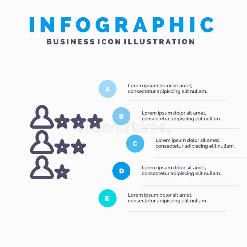 Business, Job, Find, Network Line icon with 5 steps presentation infographics Background. Business, Job, Find, Network Line icon with 5 steps presentation infographics Background