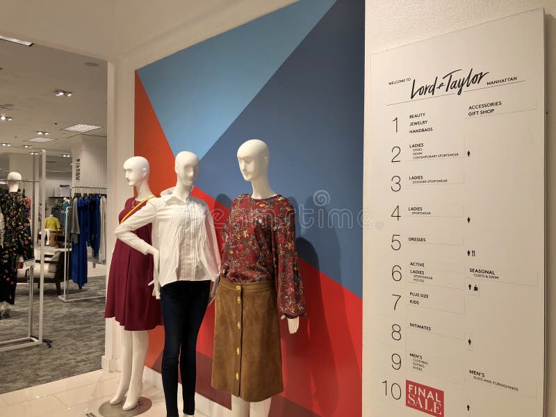 Affichage de mannequin de seigneur et de Taylor New York Shopping Store images stock Affichage de mannequin de seigneur et de Taylor New York Shopping Store images stock