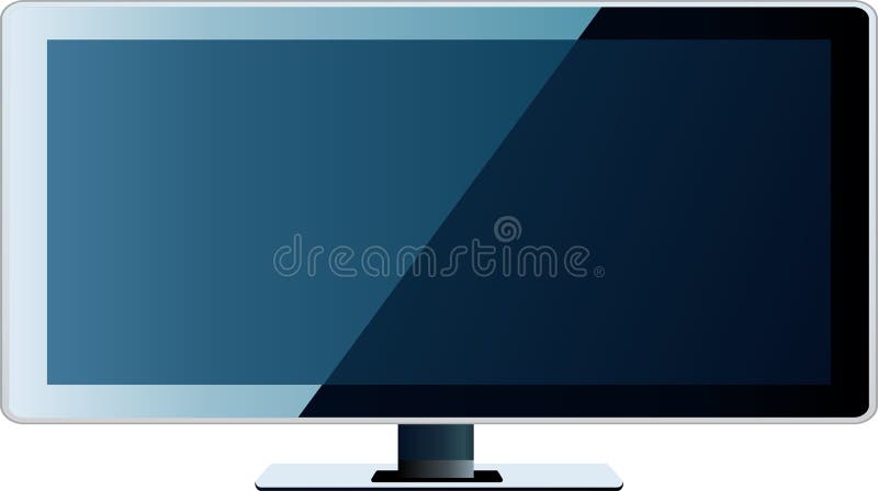 Affichage à cristaux liquides d'écran plat de TV, plasma illustration libre de droits Affichage à cristaux liquides d'écran plat de TV, plasma illustration libre de droits