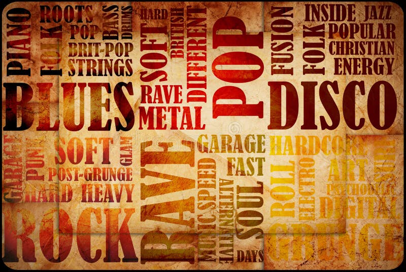Affiche de musique rock illustration de vecteur Affiche de musique rock illustration de vecteur