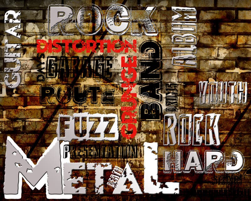 Affiche de musique rock illustration de vecteur Affiche de musique rock illustration de vecteur