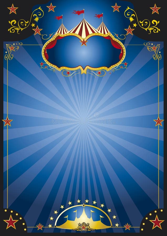 Affiche de nuit de cirque illustration de vecteur Affiche de nuit de cirque illustration de vecteur