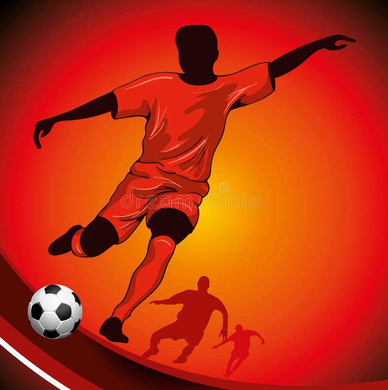 Affiche du football illustration de vecteur. Illustration du championnat -  23086464