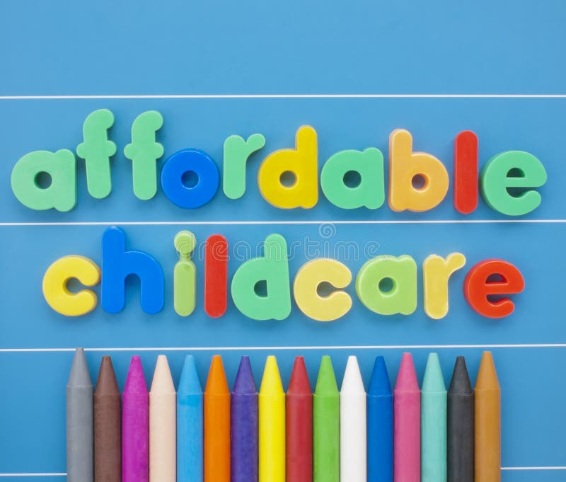 Affordable Childcare. royalty free stock images Affordable Childcare. royalty free stock images