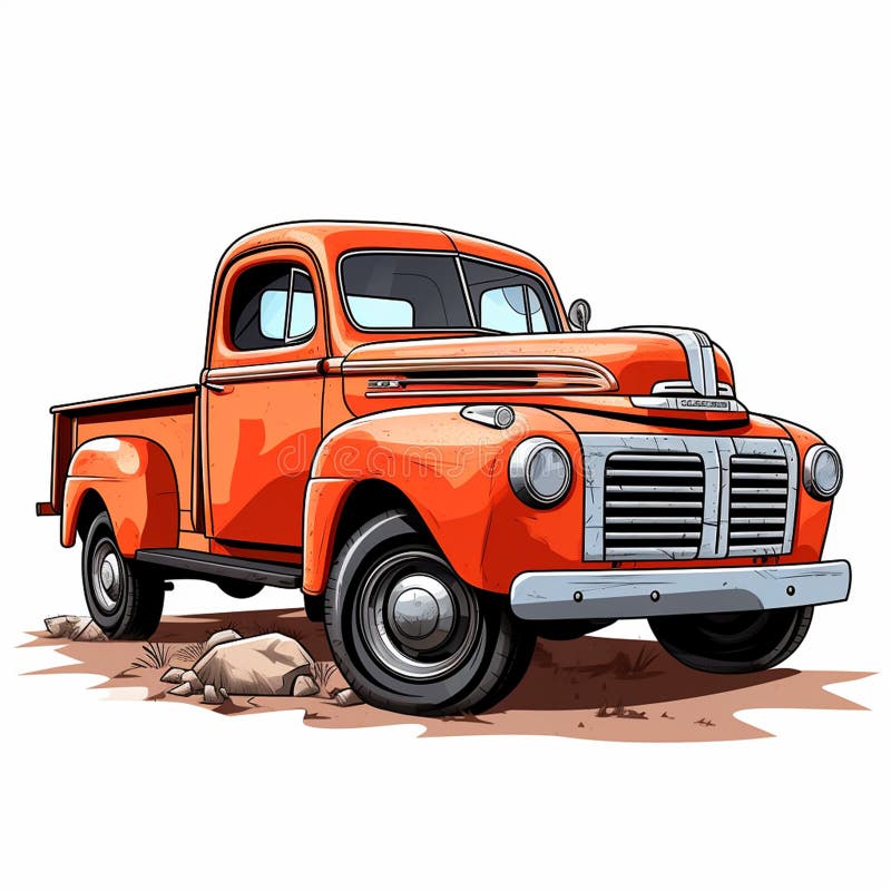 Affordable Pickup Truck that Won T Break the Bank Stock Illustration