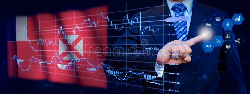 Affärsman som berör dataanalysprocesssystemet med KPI:s finansiella kartor, instrumentpanel för lager och marknadsföring på virtu royaltyfri fotografi