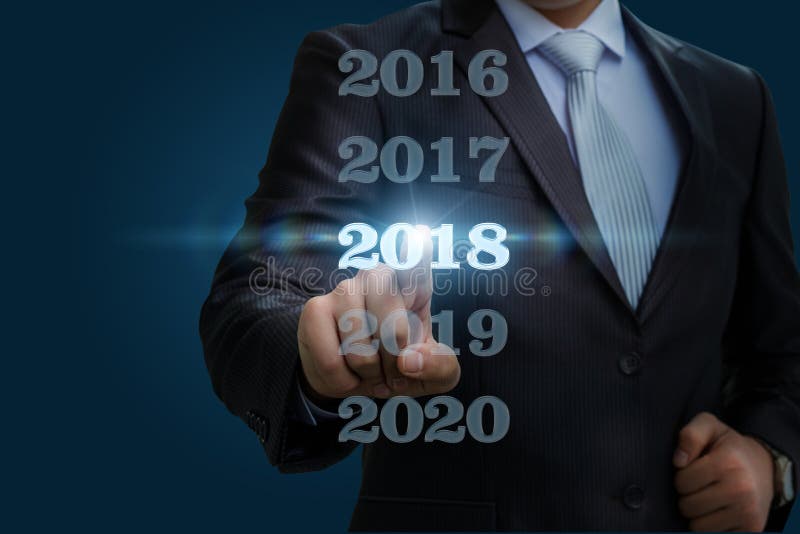 Affärsmannen väljer 2018 royaltyfri bild Affärsmannen väljer 2018 royaltyfri bild
