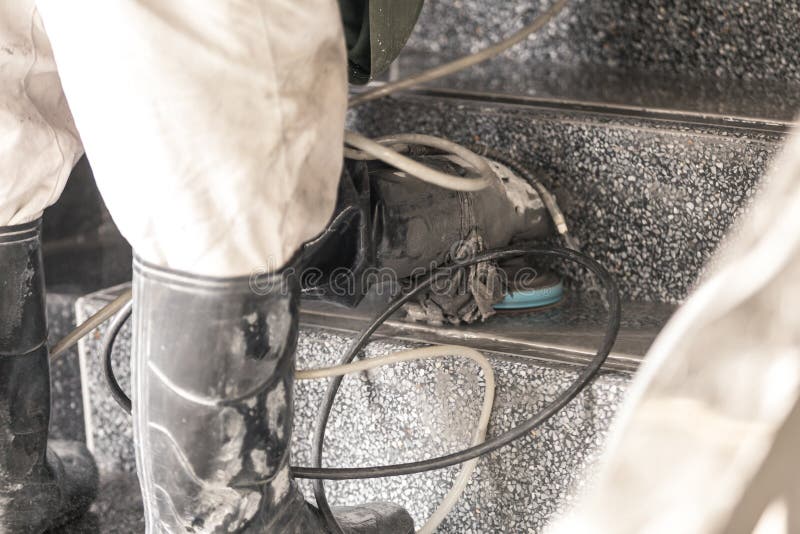 Escadaria de pedra afiada imagens de stock