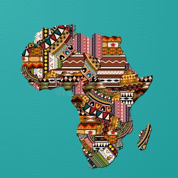 Map Africa African Fabric Stock Illustrations – 729 Map Africa African ...