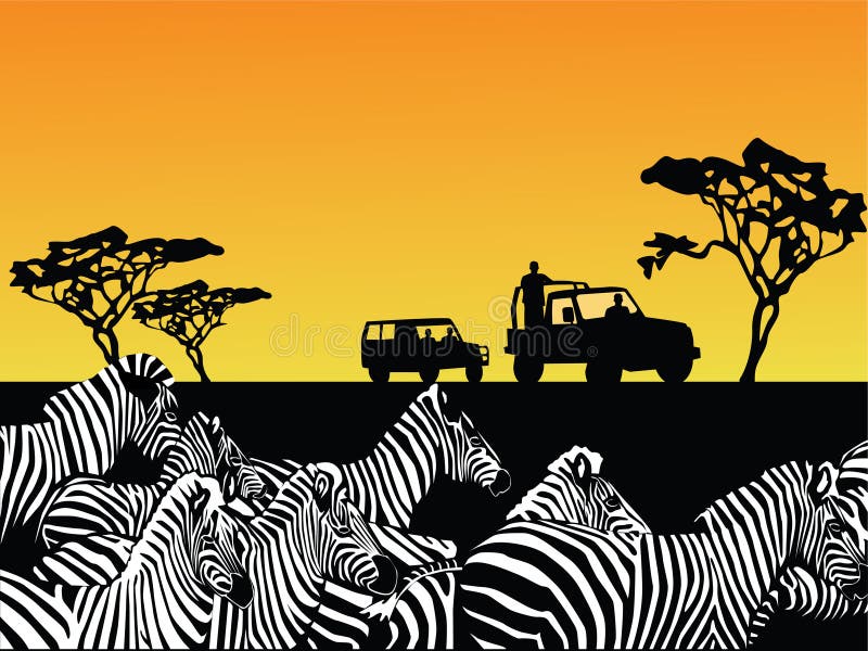 africa safari wektor ilustracji africa safari wektor ilustracji
