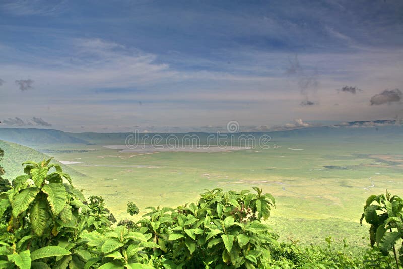 Africa Tanzania Ngorongoro crater