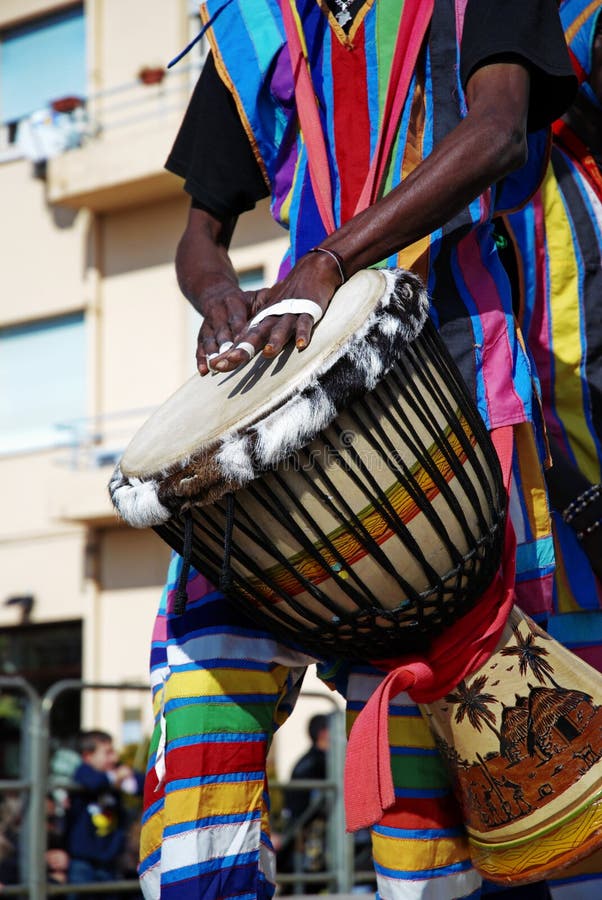 African in Almond Blossom Festival at Agrigento - Mandorlo in fiore. Folklore costumes stock images, royalty-free photos and pictures