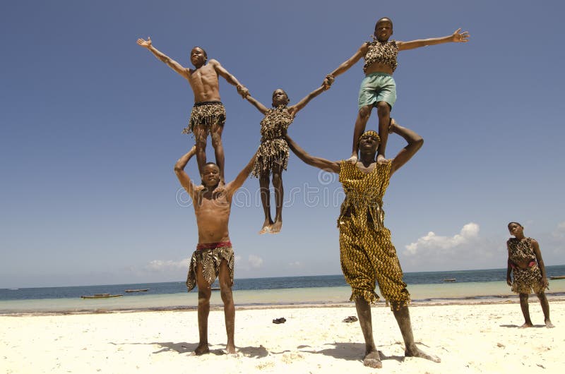 African acrobats