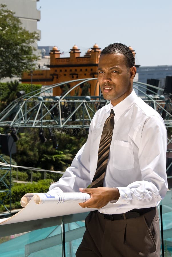 African American Architect stock photo. Image of equal 6125724