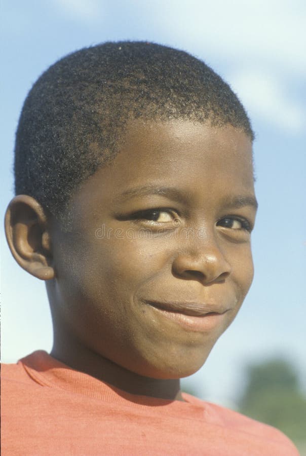 An AfricanAmerican boy editorial stock photo. Image of head 52261398