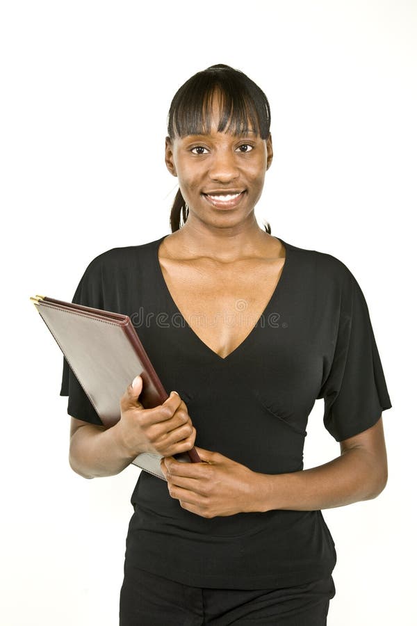 African American Business Woman or Student stock image