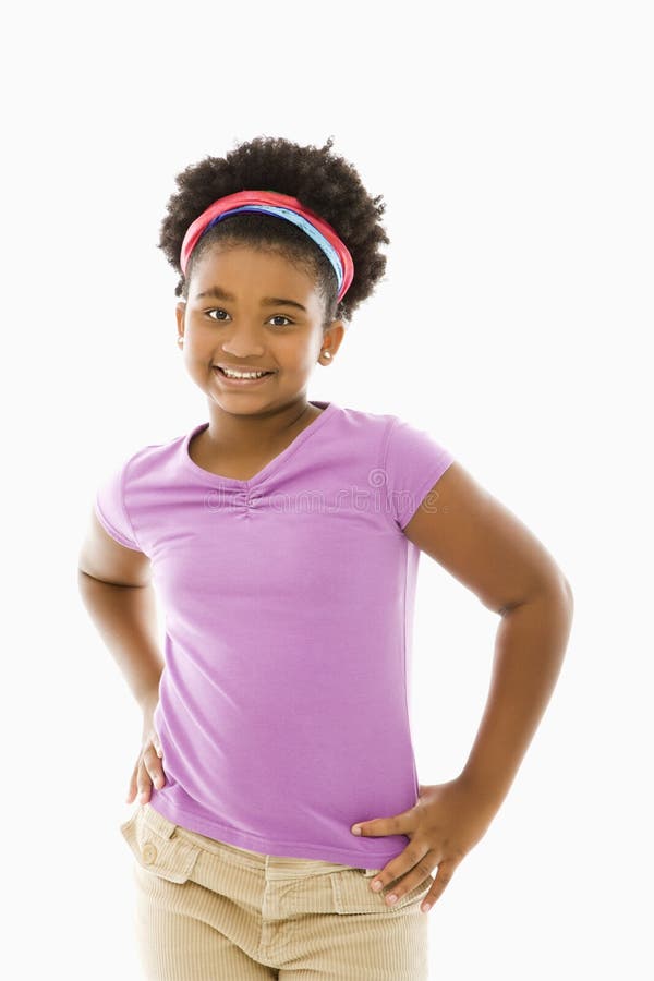 African American girl. royalty free stock photo African American girl. royalty free stock photo