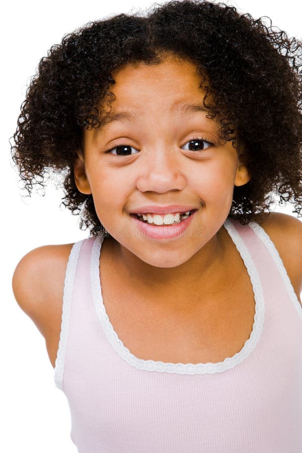 African American girl posing stock photo African American girl posing stock photo