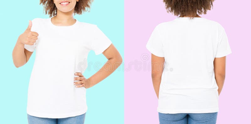 Blank white t-shirt front and back 24831282 PNG