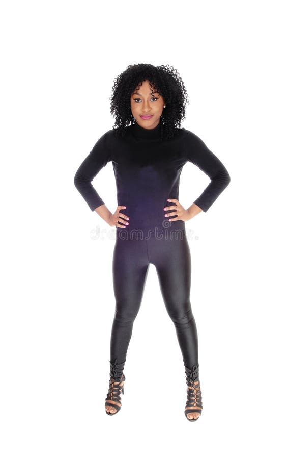 154 African American Woman Black Tights Stock Photos - Free