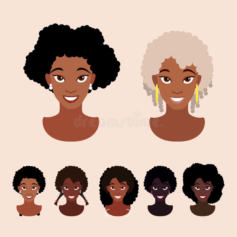 Cartoon Female Fashion Hairstyle For Short Long And Curly Hair Woman Head  With Haircuts Ponytail And Bun Flat Girl Hairstyles Vector Set Stock  Illustration - Download Image Now - iStock