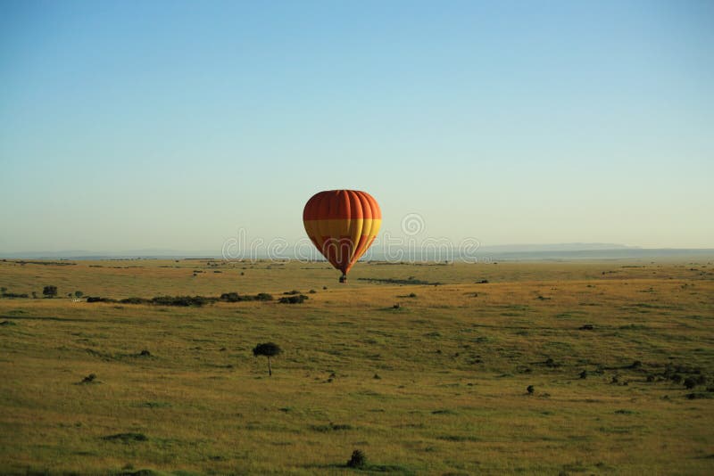 Globo a través de Kenia.