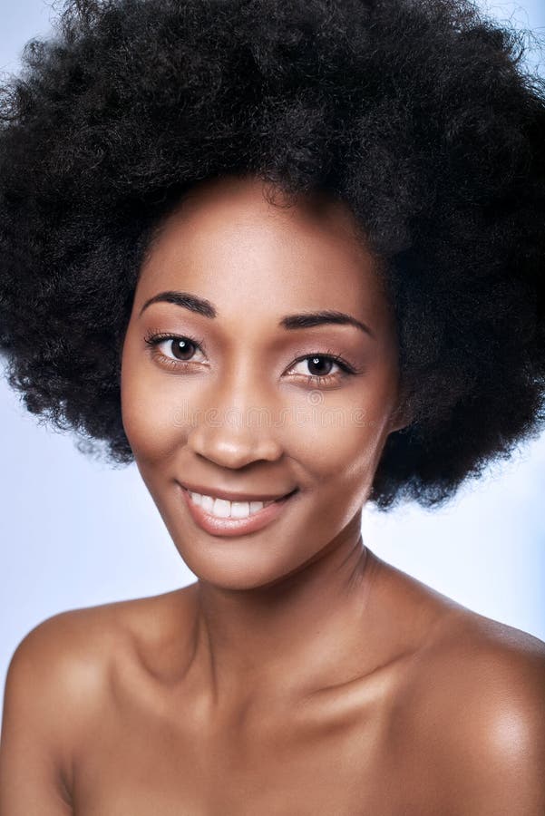 African black model flawless skin