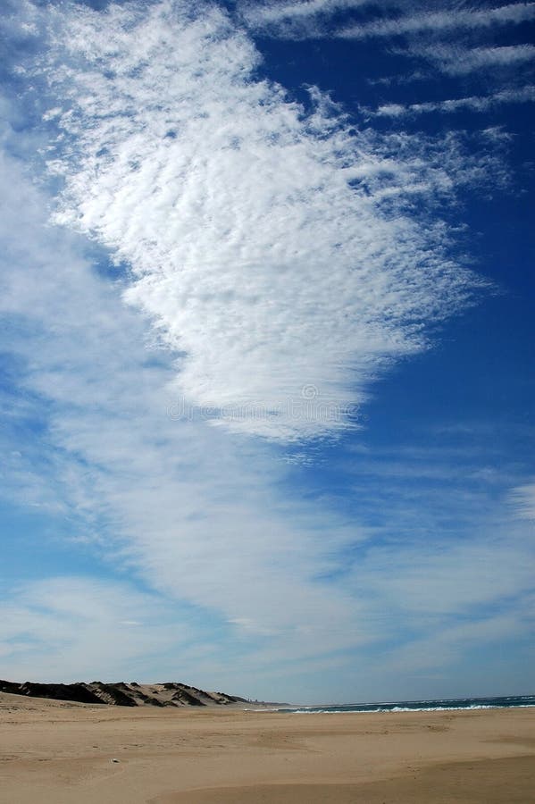 African blue sky on beach royalty free stock image African blue sky on beach royalty free stock image