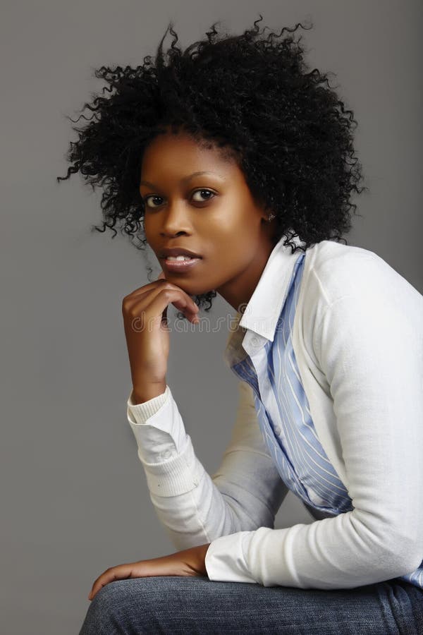 African business woman stock photo African business woman stock photo