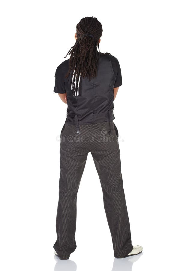 African businessman royalty free stock photography