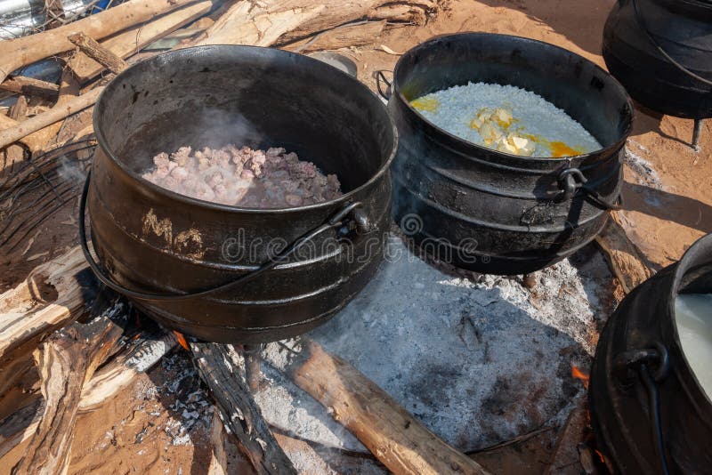 African cooking royalty free stock photos