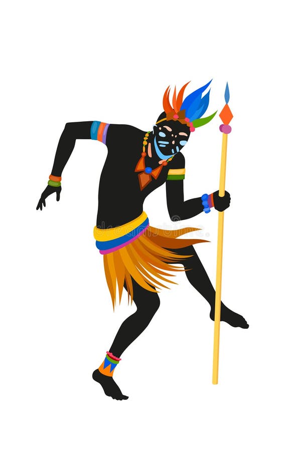 french african dancer clipart