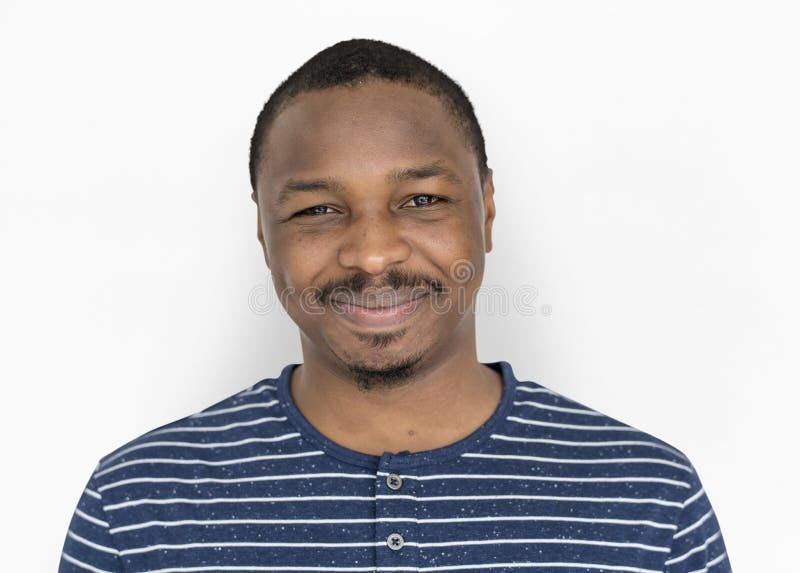 African Descent Man Smiling Happy royalty free stock photo