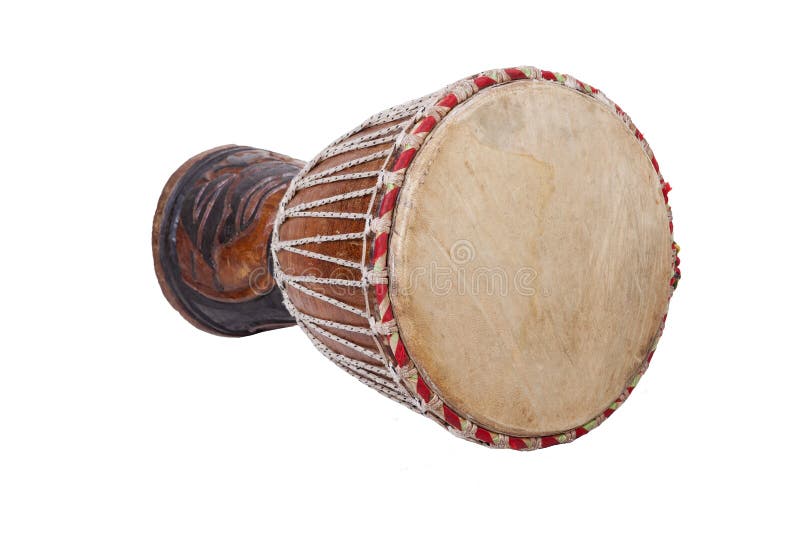 African djembe stock image