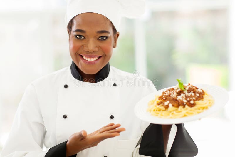 African Female Chef Stock Photos Image 32896673