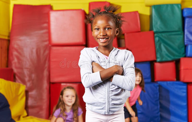 African girl in preschool gym royalty free stock images African girl in preschool gym royalty free stock images