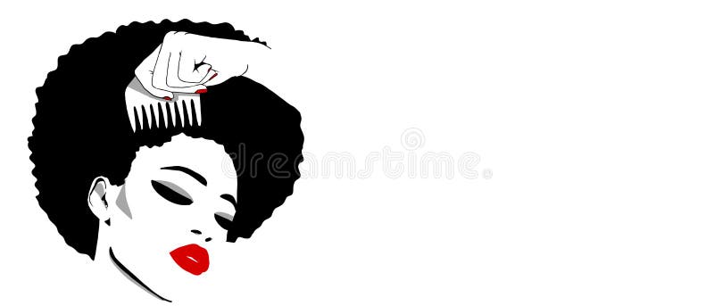African Hairstyles Illustration Stock Illustration - Illustration of woman,  beautiful: 246197981