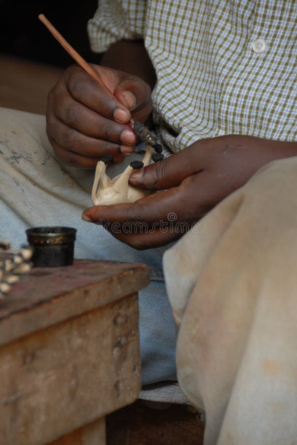 African Handicraft Worker