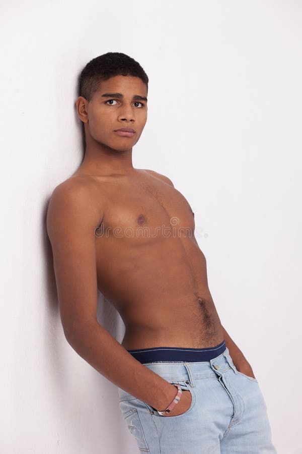 African Handsome Cook with Kitchen Utensils