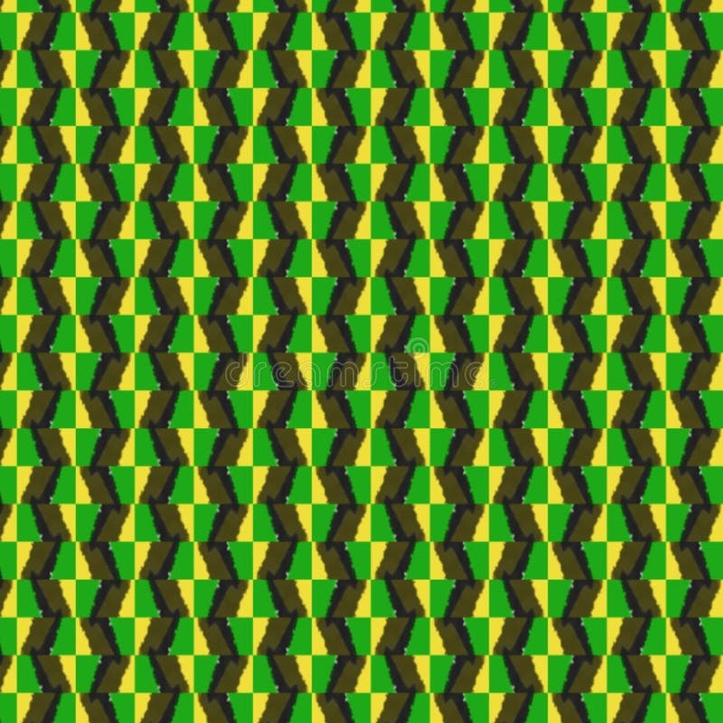 African inspired zig-zag pattern stock illustration