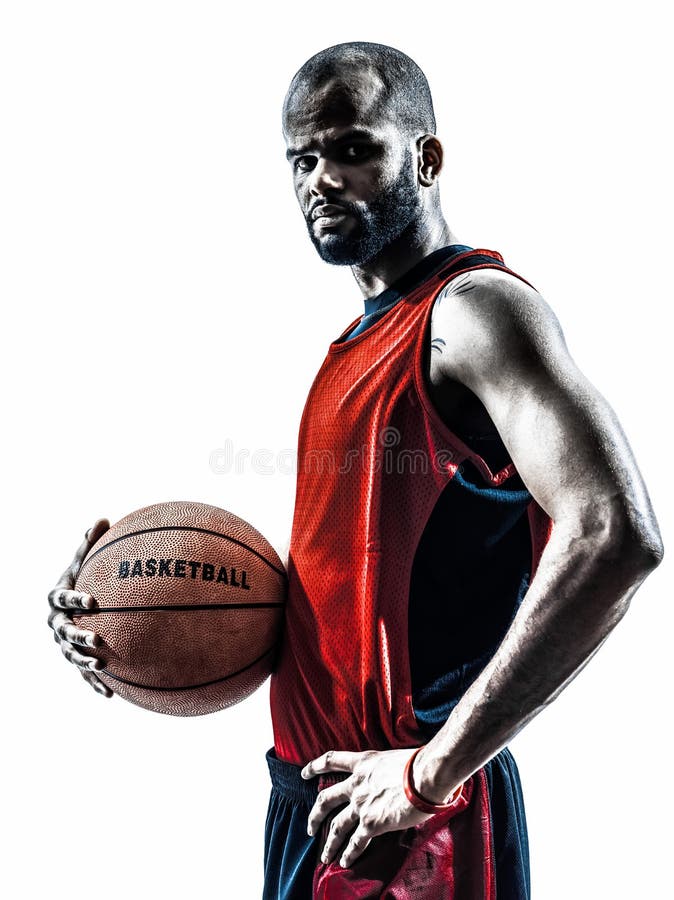 African man basketball player silhouette royalty free stock photography African man basketball player silhouette royalty free stock photography