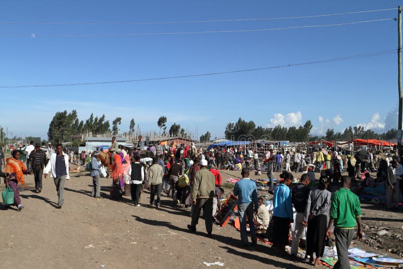 African market in Ethiopia editorial image. Image of ethiopia 90134515