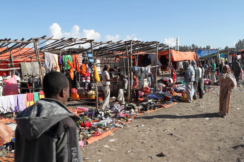 African market in Ethiopia editorial stock photo. Image of ethiopia