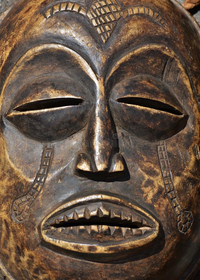 African mask stock photo. Image of complement, carve - 26418580