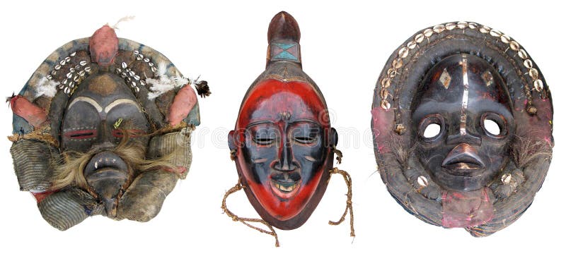 African masks4 stock illustration African masks4 stock illustration