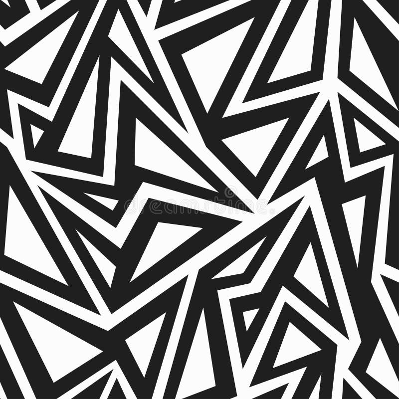 African monochrome seamless pattern royalty free illustration