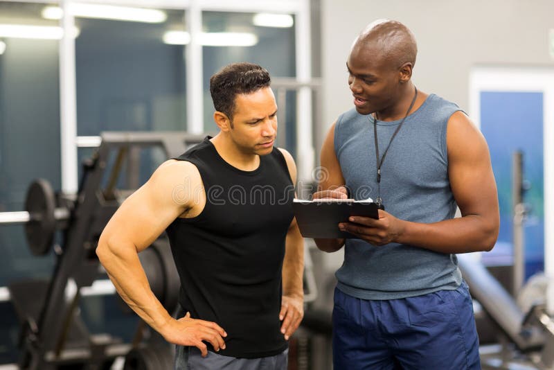 Personal Trainer, Team Portrait or Happy People at Gym for a Workout ...