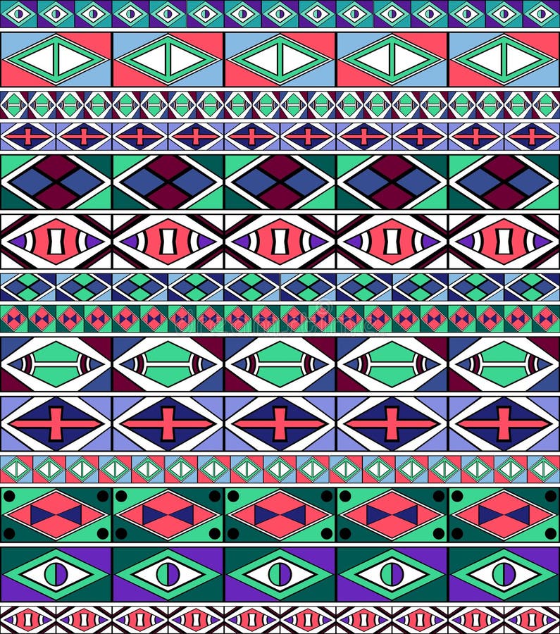 African-tribal-art pattern